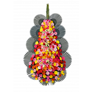 4단 명품축하화환